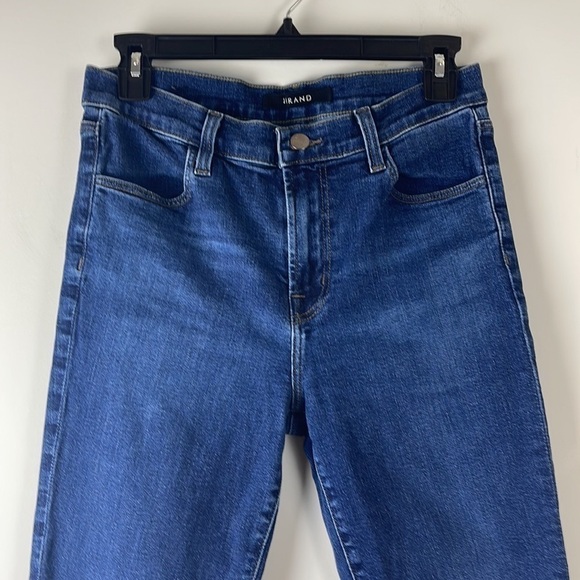 J Brand Maria High-Rise Skinny Jeans Raw Hem Size 27 - Picture 4 of 13